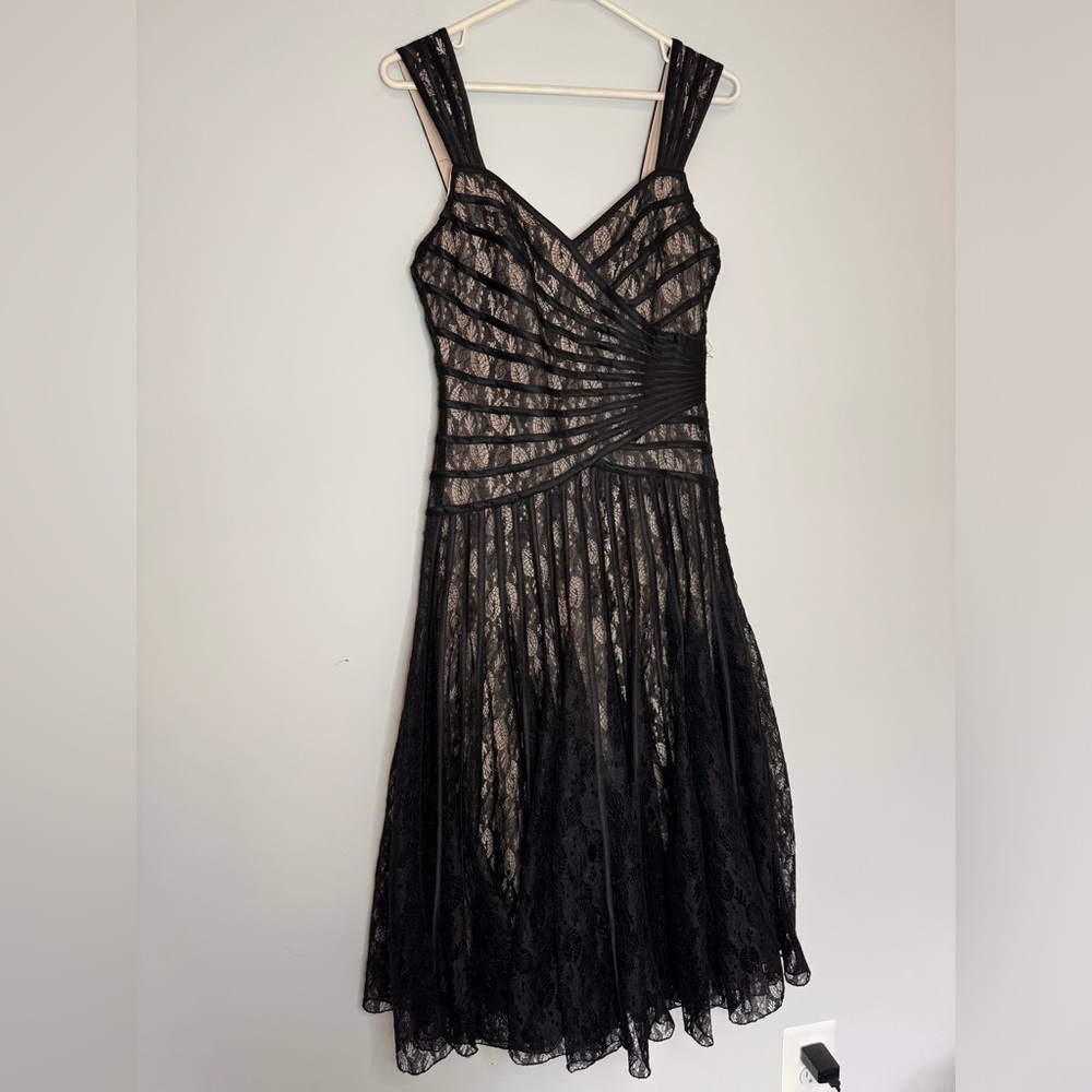 White House Black Market Black Lace Dress